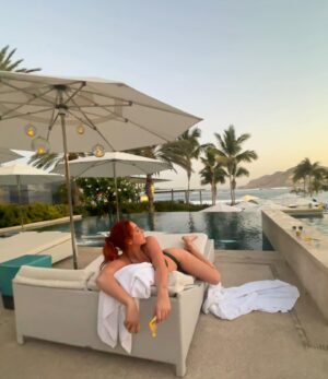 Trevi Moran Instagram - I got my b00biez, gained new friends, became a HOMEOWNER (!!!), starred in makeup campaigns, got my new ID, and so much more… 2023 was full of brand new beginnings. It was a fabulous year tbh & I’m so glad I spent it sober. Thank you for the support & let’s have an amazing 2024!!! 🎊