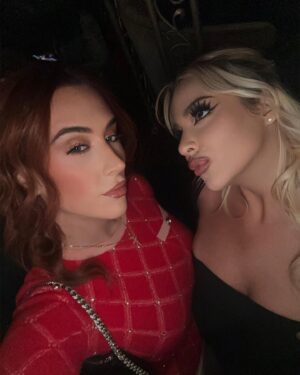 Trevi Moran Instagram - Thank GOD you finally invited me back to the holiday party @macfarlaneseth , I was afraid the ex-alcoholic behavior might’ve spooked you! 😉