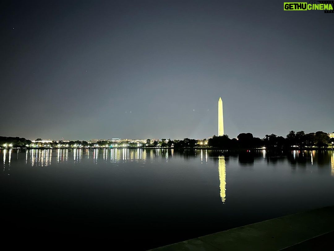 Tricia Helfer Instagram - A little monument tour this evening before talking #saveralph #humanecosmetics with @humanesociety tomorrow on Capital Hill. www.humanesociety.org/tricia