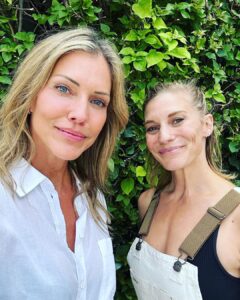 Tricia Helfer Instagram - Just taped @bbbkatee podcast with the lovely @therealkateesackhoff and had so much fun. Will let you know when it airs, of course. And we’re gonna have to do more, we talk too much when we get together 😜