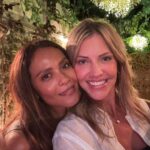 Tricia Helfer Instagram - Lovely catching up with ya @lesleyannbrandt and to @ubuntu.la for the yummy meal.