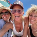 Tricia Helfer Instagram - Beach morning with these two lovelies. @rodiculous1 @milissasears #california
