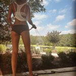 Tricia Helfer Instagram - After two hours watering in the sun, finishing up in the shade was bliss.