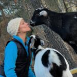 Tricia Helfer Instagram - Goat climber got doubled in size today. Thx @super.official.bradcarter the boys and I appreciate the help.