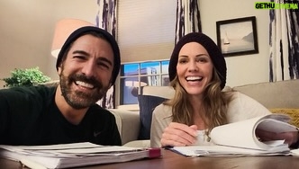 Tricia Helfer Instagram - We start filming tomorrow!! Last minute cram session with @tarekbisharaofficial #HelloBeautiful