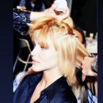 Tricia Helfer Instagram - I remember a time when Oribe and Francois Nars tried their cosmetic products on us backstage - before they were the massive companies they are today. Fond memories. Photo thx to @triciahelfersupermodel