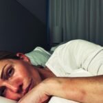 Tricia Helfer Instagram – Night shoots and a bug bite. Benadryl taken. Off to sleep to repeat in a few hours – well hopefully not another bite.