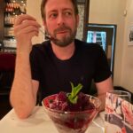 Tricia Helfer Instagram - Always fun with this one, although I don’t think we’ll order the sorbet again… @chrisrafferty till next time, keep it cool. Love ya.