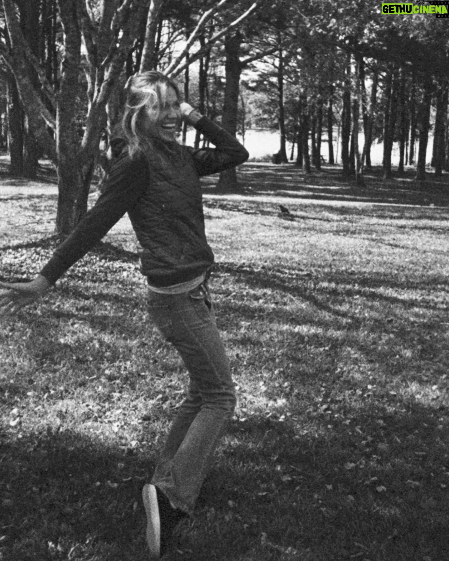 Tricia Helfer Instagram - Looking forward to frolicking in the park again.