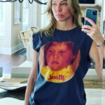 Tricia Helfer Instagram - Many moons between, but the same resting bitch face 😜 #mood