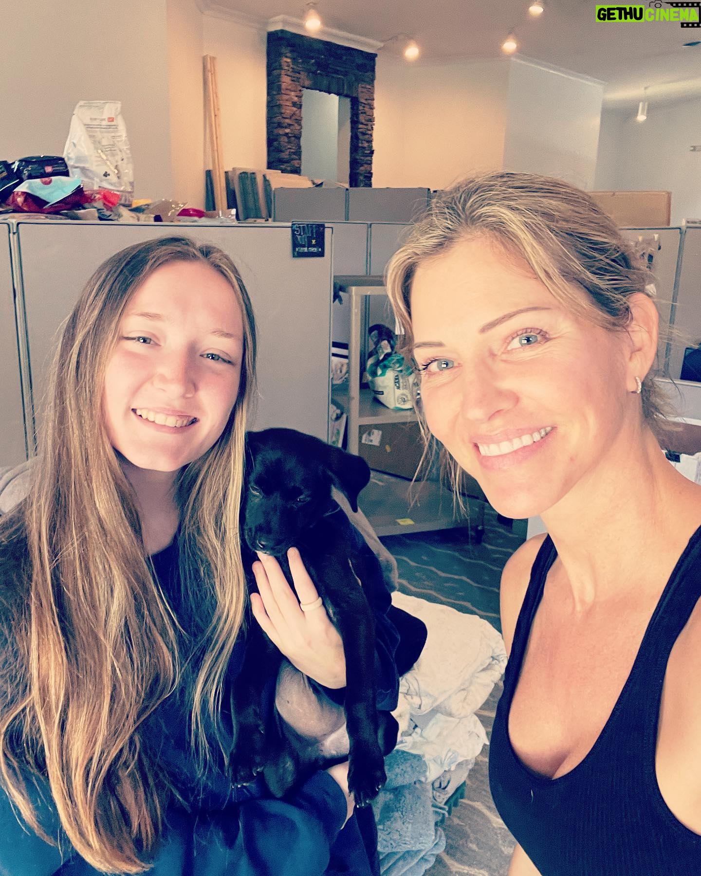 Tricia Helfer Instagram - Headed to @royalanimalrefuge today to donate blankets and towels. Met the lovely Kelsey and Mercedes 😊🐶