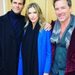 Tricia Helfer Instagram - Weekend full of Christmas cheer and handsome men 😜 Can’t believe I’ve known Paul and Cameron since the early nineties!!! @people @cameronmathison @paulgreeneofficial @paulcampbellofficial @thats4ent #ChristmasConNJ2022