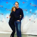 Tricia Helfer Instagram - Weekend full of Christmas cheer and handsome men 😜 Can’t believe I’ve known Paul and Cameron since the early nineties!!! @people @cameronmathison @paulgreeneofficial @paulcampbellofficial @thats4ent #ChristmasConNJ2022