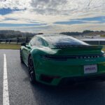 Tricia Helfer Instagram - So much fun at the Porsche Experience Center today. Got to test out the 911 Turbo S vs 911 GT3 for 90min with the best instructor, Michael. If you’re in the Atlanta area be sure to check it out. Thanks to @pecatl for having me out 😊 #pecatl
