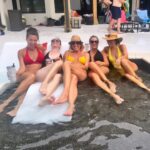 Tricia Helfer Instagram – Drinks were poured, cornhole was played, laughter was heard, a lovely afternoon was had.  #july4th @lindakfit  @empowerd2b @moganderton @themeshellshow