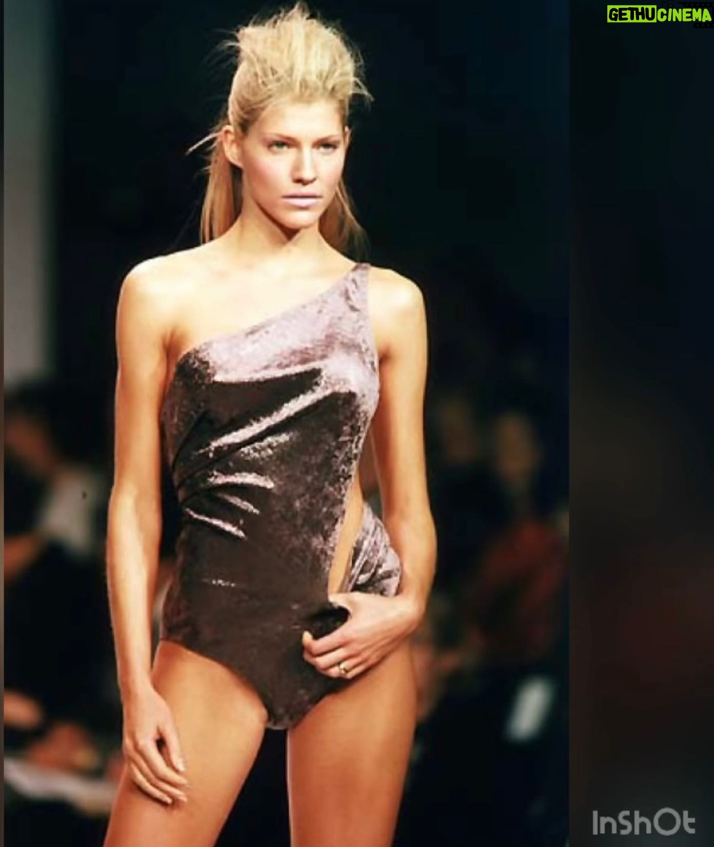 Tricia Helfer - 12.6K Likes - Thx @triciahelfersupermodel for digging some of my old work up. Seeing these makes me wish I had these two outfits. Love the skirt and top for a press event π #grΓ¨sparis #designer #runway