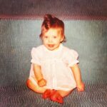 Tricia Helfer Instagram - Going through old pics to find some for a project and found this. Baby Tricia 😂