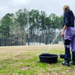 Tricia Helfer Instagram - When Momma gets you back 😜 And can I just add…my glamour is so staggering I even impress myself 😂 #chores #farmlife #goats