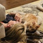 Tricia Helfer Instagram – My main man, Cesar, crossed the #rainbowbridge this morning 💔 My heart is breaking but I know he’s out of pain now and frolicking with his old friends.  He was one of a kind.
