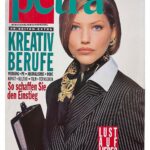 Tricia Helfer Instagram - #tb I like my eyebrows better now 😜 #repost @triciahelfersupermodel Cover PETRA magazine germany 1993 #petramagazin @petra_magazin Magazine collection of Henry @henrytbink