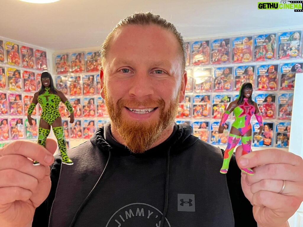 Trinity Instagram - You can tell @Myers_Wrestling is feeling the Glow with these @trinity_fatu #MajorBendies! Our exclusive is long sold out but you can still get the @RingsideC exclusive from them at WrestlingFigures.com! Use discount code MAJOR to save 10%. #ScratchThatFigureItch