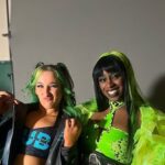 Trinity Instagram – 💚🩵 @daniluna_pro came through for me in the clutch tonight! #impactwrestling tune in now 🤗 #SUBCULTURE 🩵 the boys @flashmorganwebster @mandrewsjunior