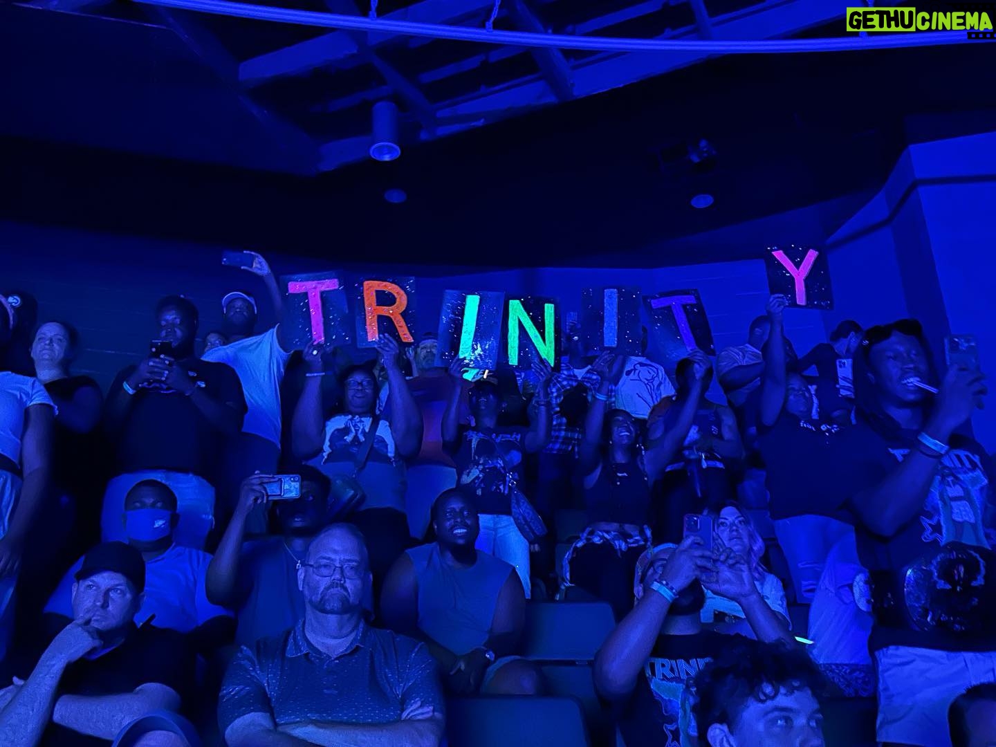 Trinity Instagram - @thereal_christinacole & @sgovintage showed up to #impactwrestling and surprised me with this amazing sign! I saw it instantly!!! I know it took some time making those big neon letters lol yup I teared up can’t even lie 🥹. Y’all being there was more than enough but the sign was the icing on the cake 🤭🤩. Love y’all and thank you so much for always being there for me.