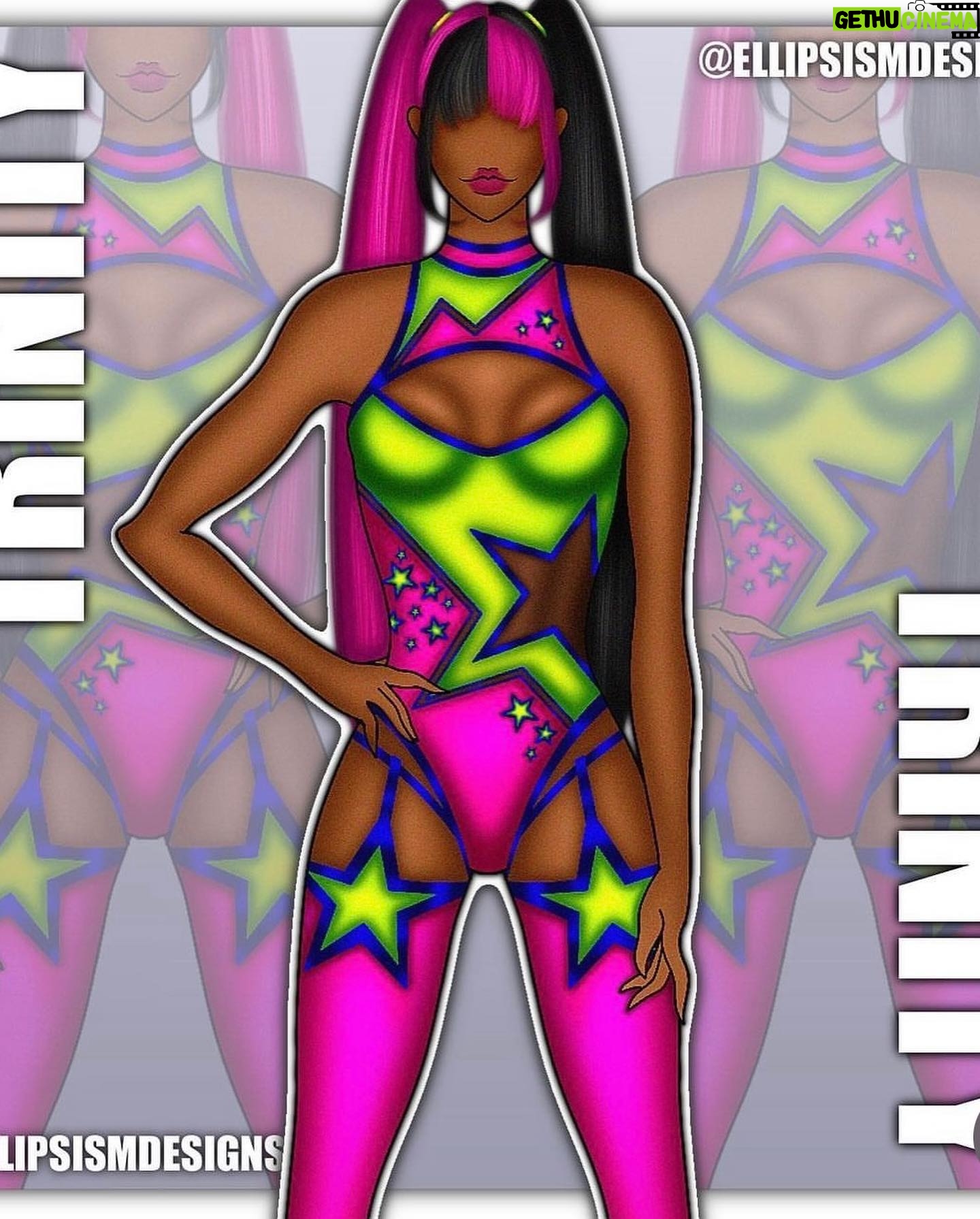 Trinity Instagram - Gear by @thereal_christinacole design by @ellipsismdesigns The #IMPACT1000 celebrations continue TONIGHT at 8/7c on AXS TV! - The biggest Knockouts match of all time - The return of Ultimate X - Feast or Fired reveals