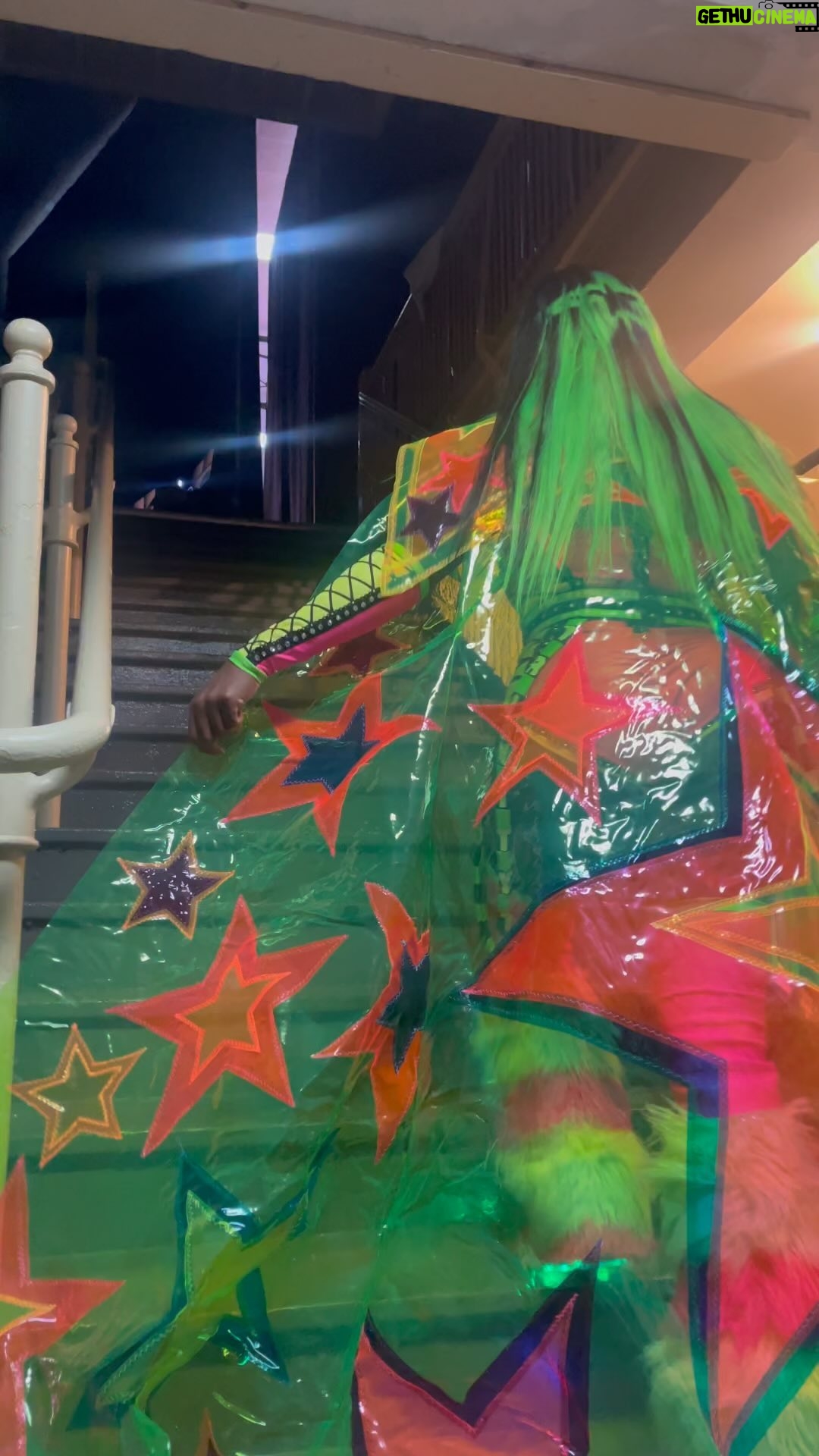 Trinity Instagram - Thanks to all who continue to help me GLOW with your ideas, talents, and creativity! There’s so much thought, time, preparation, and effort that goes into my wrestling looks and I don’t do it alone. #glow #boundforglory 🧥@starrland 🩱 @sgovintage 💇🏾♀️ @_p_i_g_m_e_n_t_ styled by @rakaelbeal Gear designer @massimobdesigns