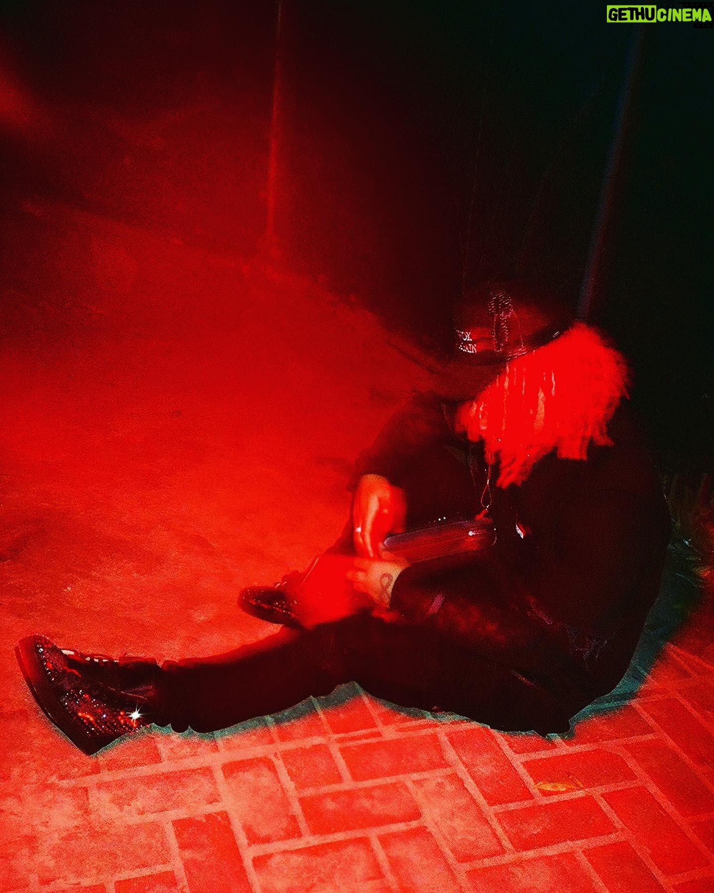 Trippie Redd Instagram - It’s always a trip at night. I love the lonesome feeling of being in the woods at night hearing the trees sing to me thru the wind 🌬