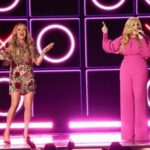 Trisha Yearwood Instagram - What a night #ACMawards!! @CarlyPearce, you sang your butt off, and I LOVED singing with you. @GarthBrooks and @dollyparton, you truly are GOATs! It really was the party of the year! xo