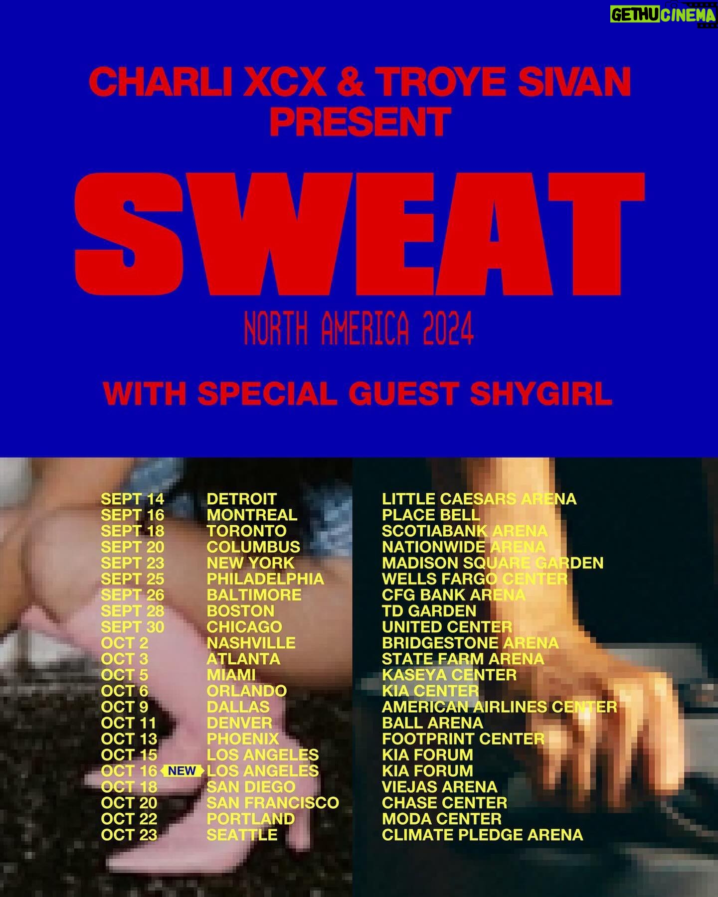 Troye Sivan Instagram - sweat-tour.com on sale now :) if you look at the last slide you’re gay