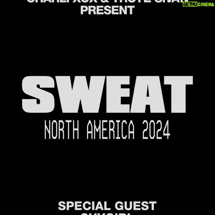 Troye Sivan Instagram - CHARLI XCX & TROYE SIVAN PRESENT: SWEAT. With special guest @0800shygirl. Sign up for presale access now at www.sweat-tour.com