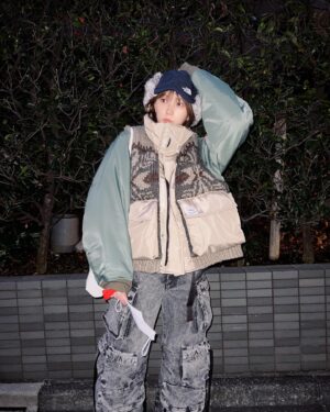 Tsubasa Honda Instagram - ⛄️
りゅうせい( @shoot_mori_official )が
 @kimihana_tbs で着てたアウターが
あんまりにもかわいくて、ゲットしました🫡
かるい、かわいい、あたたかい。
@elephanttribalfabrics というブランドです🧤
#ちょっとコーデもまねしてますね
#ほんだのふく