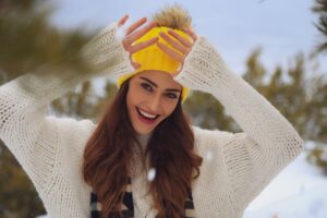 Tuğba Melis Türk Instagram - Ne haliniz varsa gülün😜❄️ 📸: @balibey