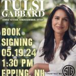Tulsi Gabbard Instagram - I’m looking forward to being back in New Hampshire this Sunday! Join us 5/19 at 1:30pm at SIG Sauer in Epping, NH to chat about my new book, “For Love of Country” and what we, the people, must do to ‘Live Free or Die.’ RSVP today to reserve your copy —> tulsigabbard.com/sig