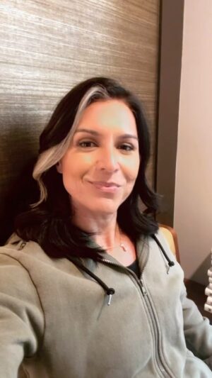 Tulsi Gabbard Instagram - SHADOW-BANNED.  Yep, my book launched yesterday and less than 1% of people who follow me on IG are seeing my posts.  I need your help to get the word out! Please share this video and tag a friend or two in the comments.  MAHALO! Link in bio.
