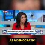 Tulsi Gabbard Instagram - I joined the Democratic Party over 20 years ago because it defended free speech and civil liberties, and fought for the little guy. That party is unrecognizable today - today’s Democrat party is led by an elitist cabal of “woke” warmongers. I share my experience that led me to leave the Democrat party in my new book: For Love of Country. Available now at TulsiGabbard.com