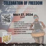 Tulsi Gabbard Instagram - Join us this Memorial Day to honor the fallen, get a great workout, and participate in fitness and firearms activities. Let’s remember and challenge ourselves together. The Details - When: Monday, May 27th at 8am Where: @staccatoranch_tx 1275 CO RD 233, Florence, TX Tickets available at the link in bio. 100% of proceeds support gold star families. #memorialday #honorthefallen #ttg #thetacticalgames
