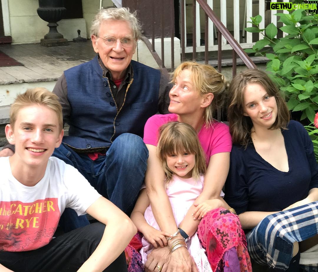 Uma Thurman Instagram - Robert A.F. Thurman with me and his three grandchildren. We are all so grateful for a Father like this. Other than that is his newest and most whimsical work, "Man of Peace". A graphic novel about the life of the Dalai Lama.