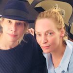 Uma Thurman Instagram - ilana is a great conversationalist; i️ & we had a wonderful chat. a woman who is what she speaks! check out out talk online @Littleknownfactspodcast