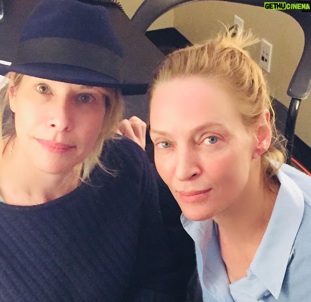 Uma Thurman Instagram - ilana is a great conversationalist; i️ & we had a wonderful chat. a woman who is what she speaks! check out out talk online @Littleknownfactspodcast