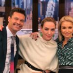 Uma Thurman Instagram - wonderful morning with ryan and kelly! they promise to come to the play! and I cant wait for that, thanks guys! @livekellyandryan
