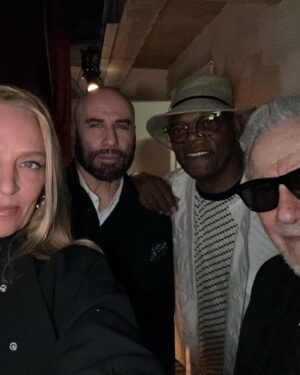 Uma Thurman Instagram - Here’s to thirty #PulpFiction 🍾

Long live @tcm for bringing the magic of the silver screen to the audiences of today, cinema is the gift that keeps on giving!