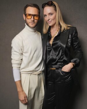 Uma Thurman Instagram - Congratulations to Peter Hawkings for truly capturing the spirit, the flame, the sexiness & the joy of @tomford! Your work is stupendously beautiful! 
#TomFord