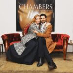 Uma Thurman Instagram - Zac and me for my new show CHAMBERS