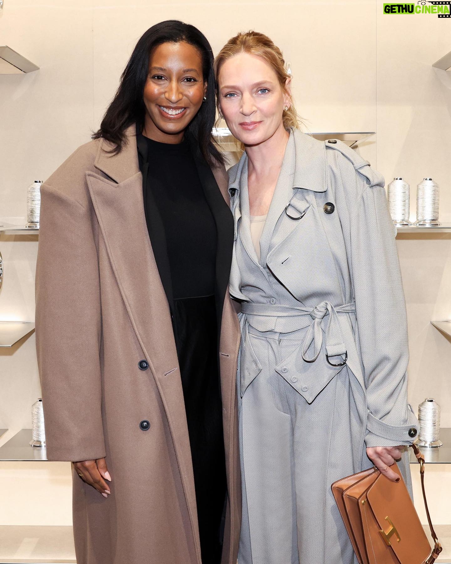 Uma Thurman Instagram - My great joy to see the new success for Diego Della Valle & Tod’s - Iconic & still modern Italian brand speciale! Congrats Diego and Tod’s team on all your success. And my deepest gratitude for your support of @roomtogroworg as we work together to make things better for American children. #Tods #todsnyc