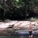 Uma Thurman Instagram - Beatiful cold mountain stream #summer