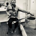 Uma Thurman Instagram – Learning the Saw!