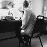 Uma Thurman Instagram - sitting alone in the hudson theater, painting my face. thank you for hearing me, it's so much better not to sit alone. a new feeling. i am so grateful.